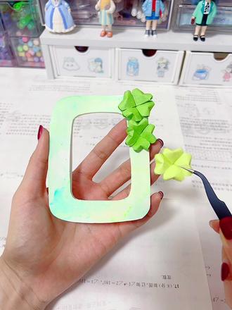立体爱心四叶草相框|藏着毕业季深深的祝福 #折纸手工教程 #创作者中心 #创作灵感 #毕业季 #豆包ai