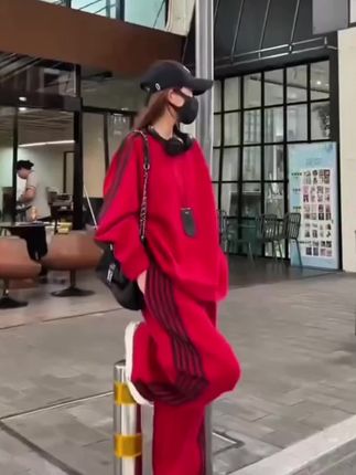 #休闲运动套装#洋气减龄 #休闲舒适 #多色可选