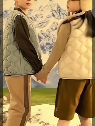 雅鹿春秋男宝羽绒内胆90鸭绒亲子纯色女童羽绒马甲背心轻薄冬保暖#强烈推荐