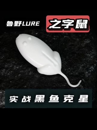 之字鼠打黑鱼假饵#路亚 #户外钓鱼 #路亚打黑 #渔具用品 #强烈推荐