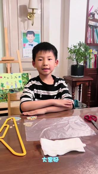 科学小实验:静电章鱼🐙 #科学实验挑战