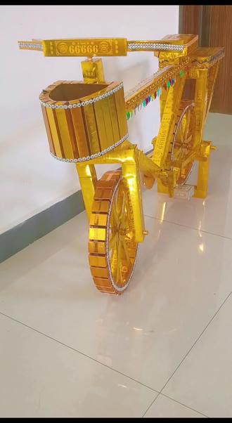 自行车🚲制作完成#手工 #手工diy #手工制作