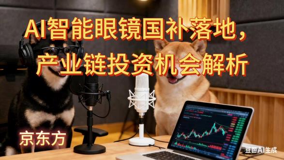 AI智能眼镜国补落地,产业链投资机会解析 AI智能眼镜首次纳入国补,产业链迎来投资机遇。核心元器件与显示环节的光波导、显示模组,整机制造与组装环节的龙头公司值得关注。歌尔股份、水晶光电等确定性强,舜宇光学等技术壁垒高的企业潜力大。#跨年一起投dou+ #国补