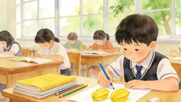 二年级语文下册五单元《画杨桃》第一课时ppt课件含教案 下载地址:WWW.LFPPT.COM
#小学语文PPT #二年级语文下册五单元 #ppt课件含教案
这是一份小学语文二年级下册《画杨桃》第一课时的教学 PPT,整体设计清新童趣,紧扣课文核心,是一套兼具知识性与互动性的课堂教学工具。PPT 以 “走进杨桃的奇妙世界” 为情境导入,用卡通教室场景和杨桃元素,迅速将学生带入图画课画杨桃的故事中。在生字教学环节,它采用了多种趣味记忆方法:通过 “加一加”“生字比较”“翘舌音 / 平舌音分类” 等方式,讲解了 “室、而、幅、哈、审、肃、晌、嘻、悦、诲” 等生字,还通过 “读一读,记一记” 的词语积累,帮助学生巩固字词基础。课文理解部分,PPT 先通过 “资料链接” 介绍杨桃的外形特点,再引导学生梳理课文主要内容:图画课上 “我” 把杨桃画成五角星,引发同学嘲笑,老师通过实地观察让大家明白 “看的角度不同,杨桃的样子也就不一样” 的道理。此外,PPT 包含详细的 “书写指导”,对 “室、排、而、实、候、班、哈、举”等字的音序、结构、部首、组词及造句进行了细致讲解,帮助学生规范书写。整套 PPT 既夯实了语文基础,又引导学生思考 “实事求是、尊重他人看法” 的深刻内涵。