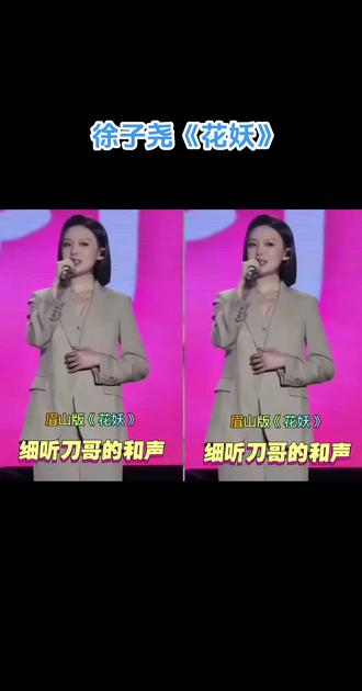 徐子尧眉山群星演唱会《花妖》,细听刀哥的和声,太完美了#刀郎#徐子尧#山东刀迷@刀郎 @徐子尧Xuzy @梁旭宁