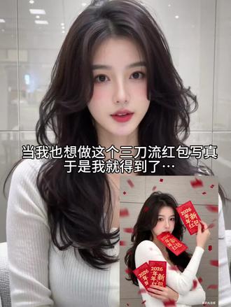 三刀流红包写真ai指令教程来了 #红包三刀流 #豆包ai #豆包p图已经nextlevel了 #春节美图我先预制上了 #红包三刀流