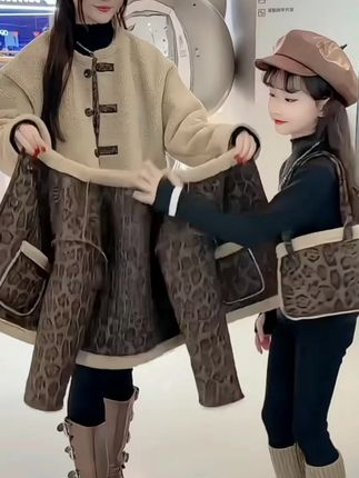 #创作灵感 个性,时尚,保暖,高级感,融为一体,巨赞的品质,黄金比例的设计,妈妈女儿儿子都能穿,正反两穿,一件顶两件。 #高品质童装 #时尚穿搭 #童装 #秋冬新款