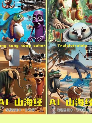 很火的山海经终于出描摹本了,孩子很喜欢,描摹的过程锻炼了控笔能力和专注力#描摹本 #山海经 #控笔 #涂色本