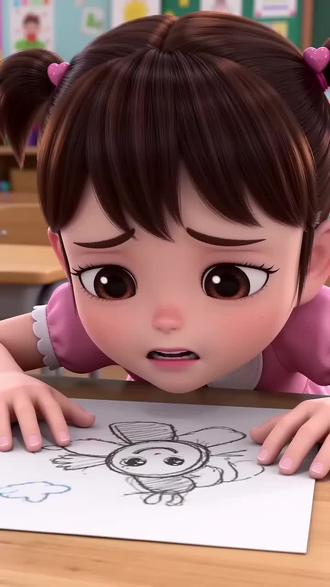 我就是画不好,我真笨,和萌可一起学画自由涂鸦#儿童喜欢看的动画片 #爱心萌可动画片 #爱心萌可 #爱心萌可和乐美 #萌可