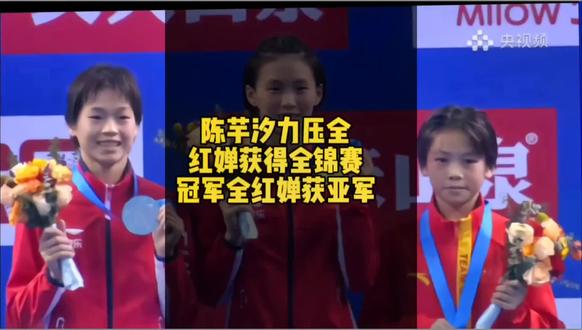 2023年11月22日陈芋汐力压全红婵获得全锦赛冠军🏆。全红婵获亚军。#2023全国跳水锦标赛 #陈芋汐 #女单10米台跳水 #全红婵水花消失术 #全红婵