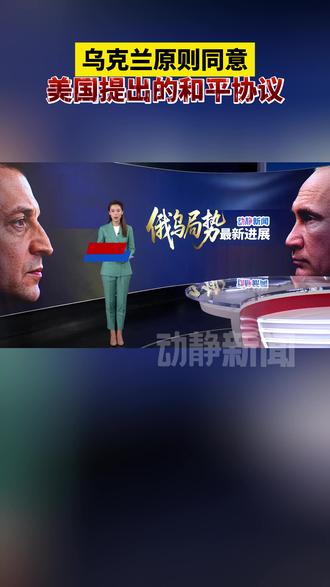 乌克兰原则同意美国提出的和平协议