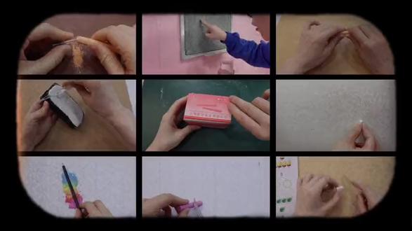 粉笔的“八种奇葩玩法”!粉笔小球VS空心字,还能用来翻新鞋子