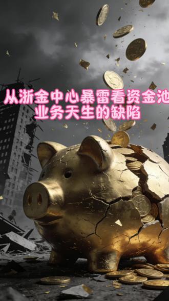 从浙金中心暴雷看资金池业务天生的缺陷#浙金中心