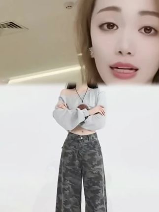 慵懒风女高腰秋冬迷彩宽松牛仔裤宽松显瘦时尚长裤小众裤子迷彩裤#慵懒裤子#迷彩裤子#秋装新款#时尚穿搭#谁穿谁好看@DOU+上热门 @DOU+小助手