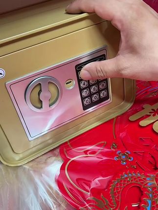 实用的保险箱#保险箱#存钱罐
