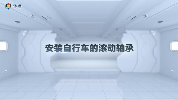 安装自行车的滚动轴承