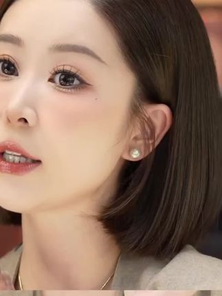 更显优雅温柔气质的珠珠耳钉#时尚饰品 #优雅气质 #变美 #美出高级感 #耳钉