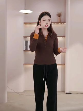 米白色窄版阔腿裤女春秋冬2025新款加绒加厚高腰垂感休闲直筒裤子#休闲裤女#秋冬新款#秋冬穿搭#窄版阔腿裤#直筒裤女