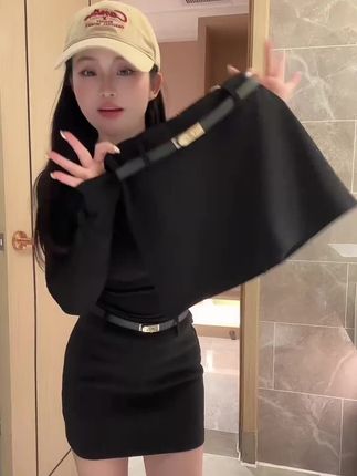 辣妹纯欲短裙包臀裙女2025秋季高腰百搭弹力防走光超短裙半身裙子#显高显瘦 #时尚穿搭时尚穿搭时尚 #时尚气质穿搭 #美出高级感穿搭 #穿出大长腿