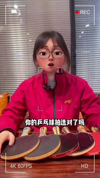 新手入门乒乓球拍的区别有哪些? 红双喜经典1-9星级球拍 #红双喜乒乓球拍 #乒乓球拍 #乒乓球 #乒乓球爱好者