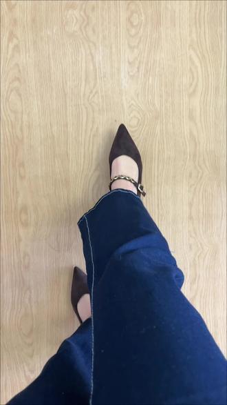 绒面的真的很有质感#高跟鞋 #谁穿谁好看系列 #女鞋推荐 #玛丽珍女鞋