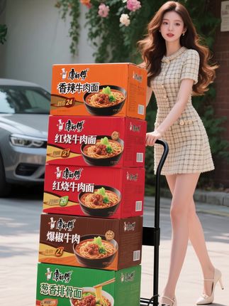 康师傅方便面。#好吃到停不下来 #好吃不贵经济实惠 #速食美食 #夜宵吃什么 #太好吃了