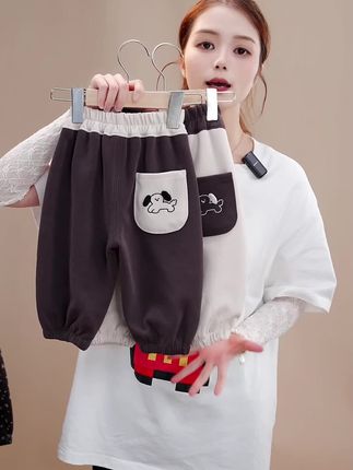 小童宝宝裤子春秋季儿童卫裤pp裤宽松版运动休闲裤男童女童长裤#百搭裤子#童裤#儿童运动休闲裤子 #宝妈推荐#好物推荐🔥