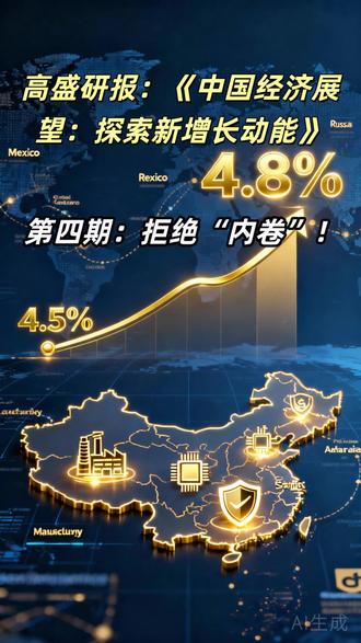 PPI转正、汇率回升! 高盛:2026年,中国正在告别“内卷”。 #经济 #GDP #PPI #CPI #内卷