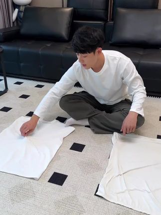 秋冬的内搭真的没有必要买贵的 #男生穿搭 #穿搭分享 #万能内搭#入秋穿搭#纯色T恤