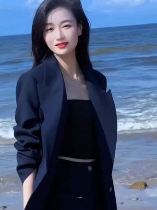 大码女装西装套装女胖mm春秋新款高端轻奢气质显瘦阔腿裤两件套装