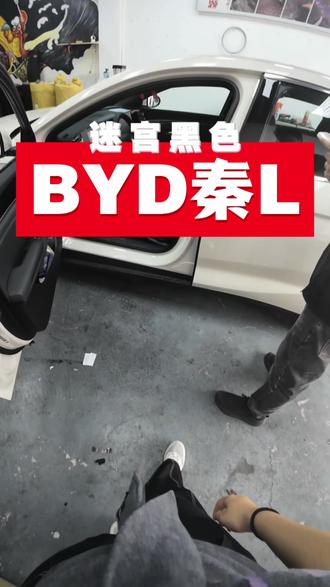 比亚迪秦l黑色软包脚垫 #360航空软包脚垫 #比亚迪秦l