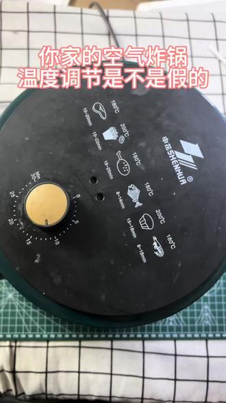 你家空气炸锅的温度调节是不是假的?#空气炸锅