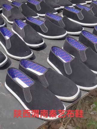 #纯手工打造 #妈妈的手工鞋 #用心做好鞋 陕西渭南秦艺布鞋,舒适透气,防滑耐磨