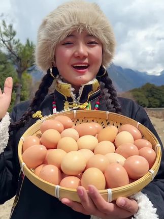 西藏土鸡蛋,高原土鸡蛋富硒早餐,营养美味,营养丰富(来自世界屋脊的礼物)(180天自然放养)(0激0抗)(饮雪水 食虫草)