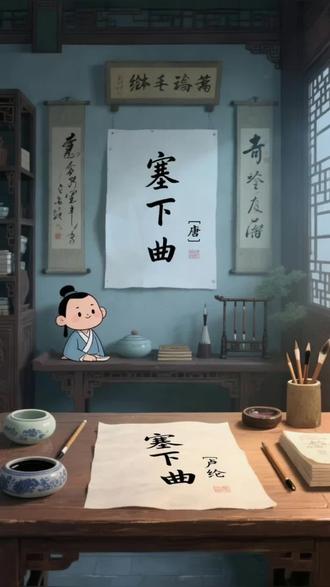四下语文 第七单元;22课《古诗三首》塞下曲 #四年级语文 #古诗词 #小学语文 #四年级下册语文 #四年级语文重点归纳