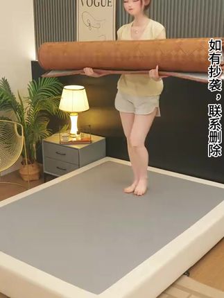 凉席太闷不舒服?试试这款,榻榻米床垫,让你的家更舒适!