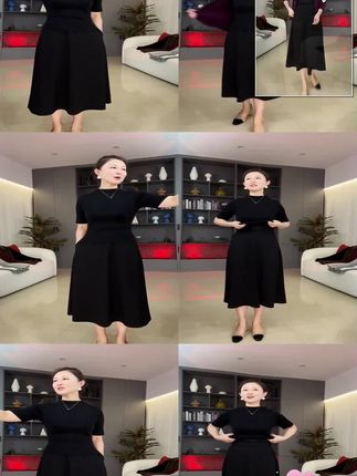 #高腰半身裙#修身显瘦#穿出高级感 #时尚潮流穿搭 【优雅邂逅】显瘦半身裙 时尚高腰裙Z8122