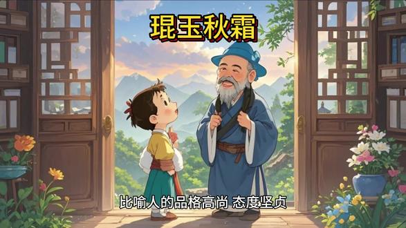 🌟 琨玉秋霜:从成语看文化传承的魅力