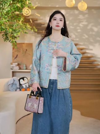 #女装 #桑蚕丝 #香云纱 #春秋穿搭 #国风服饰