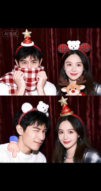 #即梦AI 圣诞大头贴合照教程来了 圣诞情侣大头贴教程 圣诞闺蜜大头贴教程#即梦ai圣诞大头贴合照
#圣诞写真 ai写真 #圣诞节 #圣诞大头贴