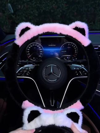 #毛绒方向盘套 #方向盘 #车品好物 #汽车用品 #方向盘套