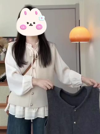 #小香风马甲 #气质穿搭 #秋冬叠穿搭配#洋气减龄#显瘦遮肉