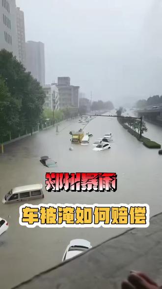 车被淹了,如何获得赔偿#郑州暴雨 #车险