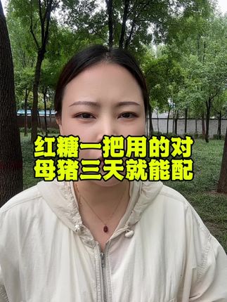 红糖一把用的对母猪3天就能配#母猪不发情#母猪配不上#母猪不打圈怎么办