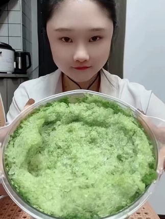 青汁大米饭#这也太好吃了