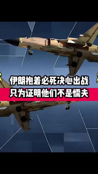 伊朗飞行员抱着决心出战,只为证明“我们不是懦夫?#伊朗#中东#国际