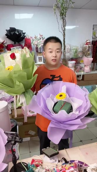 中高考985,211,167,678#有钱花花束 #diy手工礼物花束 #金榜题名#花束包装