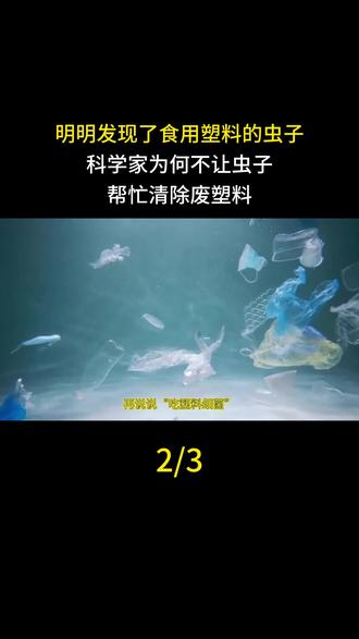 明明发现了食用塑料的虫子,科学家为何不让虫子帮忙清除废塑料