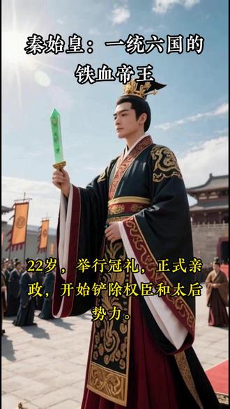 秦始皇:一统六国的铁血帝王 #历史 #AI #秦始皇 #嬴政 #皇帝