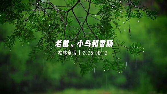 格林童话-老鼠、小鸟和香肠,儿童睡前小故事